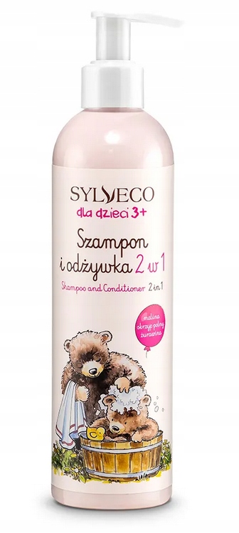 SYLVECO SZAMPON I ODŻYWKA DO WŁOSÓW NATURALNY 2W1 3+ 300ML