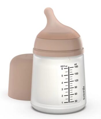 SUAVINEX BUTELKA ZERO ZERO 180ML WOLNY PRZEPŁYW KOLOR MEDIUM