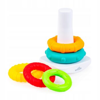 TULIFUN PIRAMIDKA KOLOROWE OBRĘCZE RÓŻNE FAKTURY OBRĘCZY 6M+