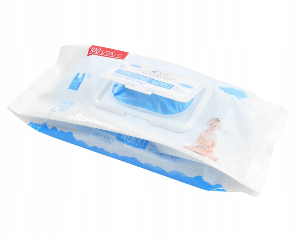 BOCIOLAND WORKI TOREBKI ZAPACHOWE NA ZUŻYTE PIELUCHY 100S SZTUK
