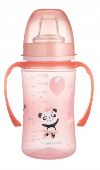 CANPOL KUBEK TRENINGOWY 240ML EXOTIC ANIMALS 6m+