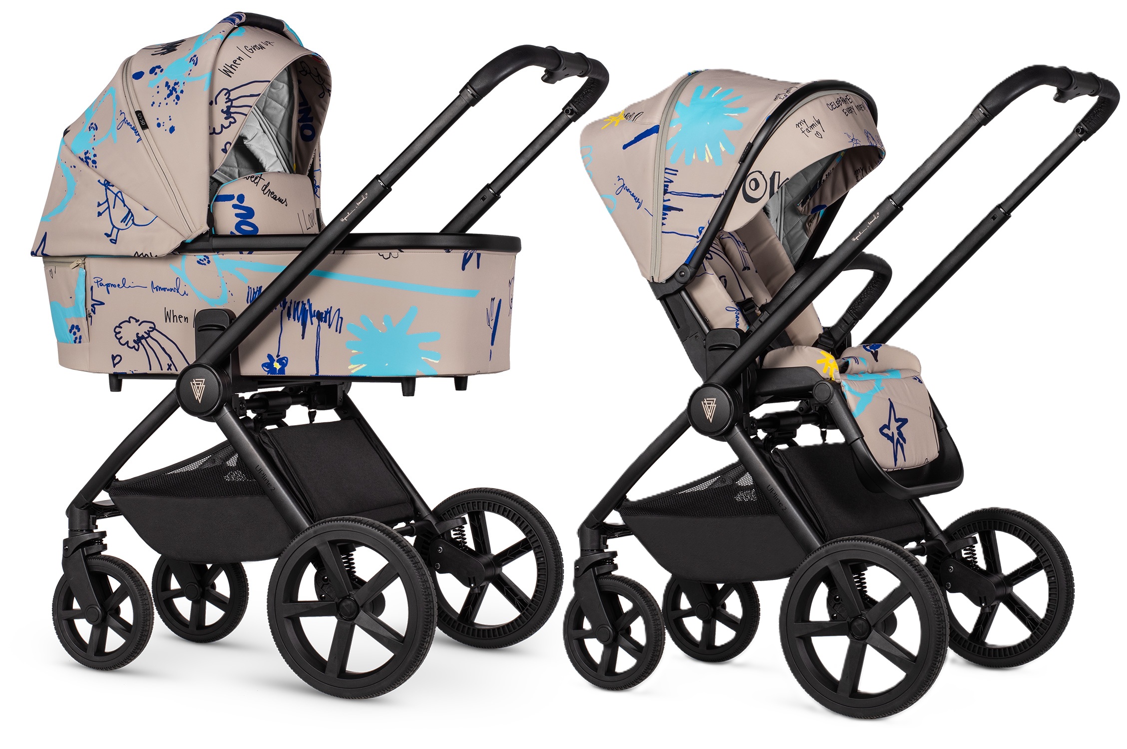 VENICCI WÓZEK UPLINE 2 PB DRAFT BEIGE 2W1