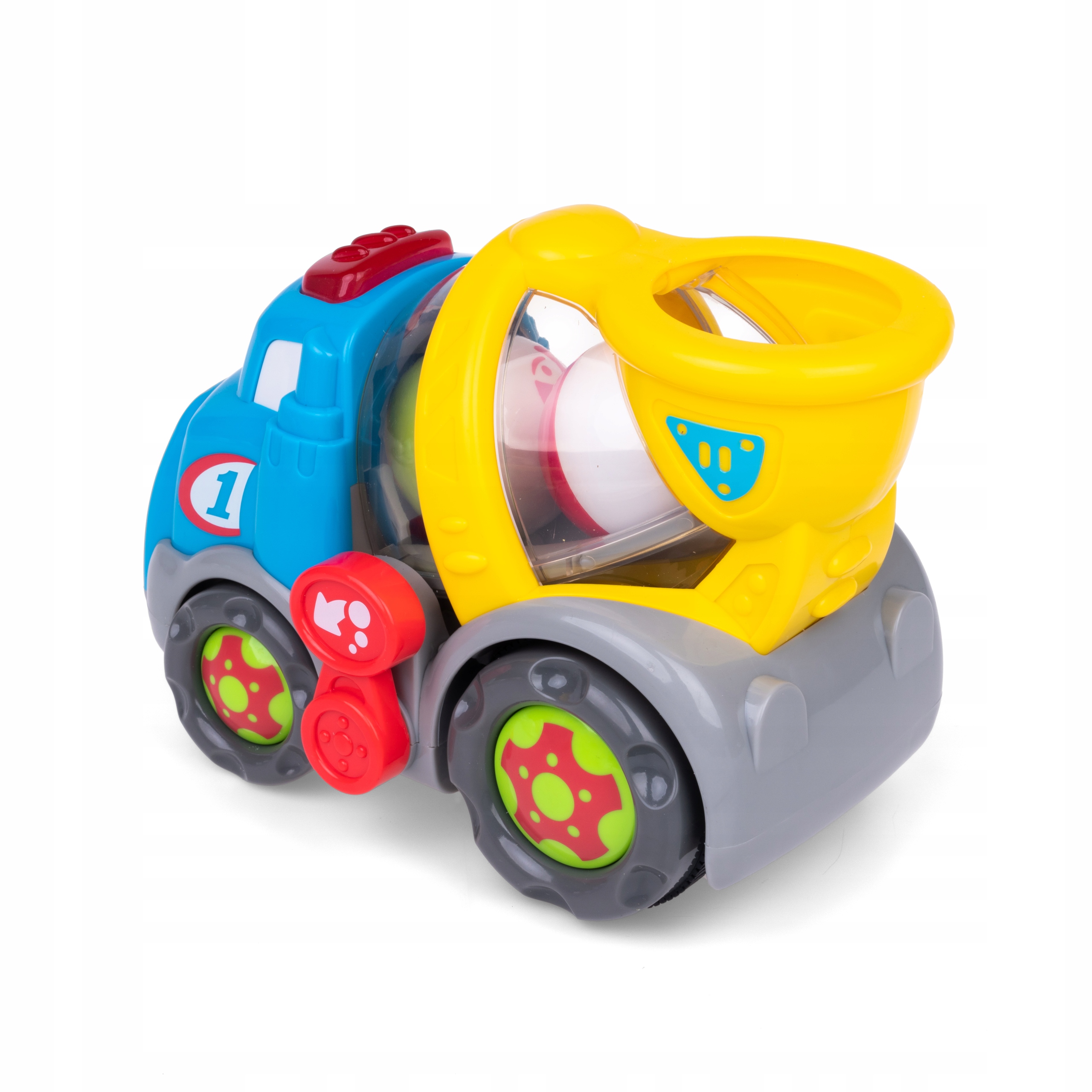 DUMEL BETONIARKA PIŁECZKOWY BENIO ŚPIEWA WYRZUCA PIŁECZKI 12M+